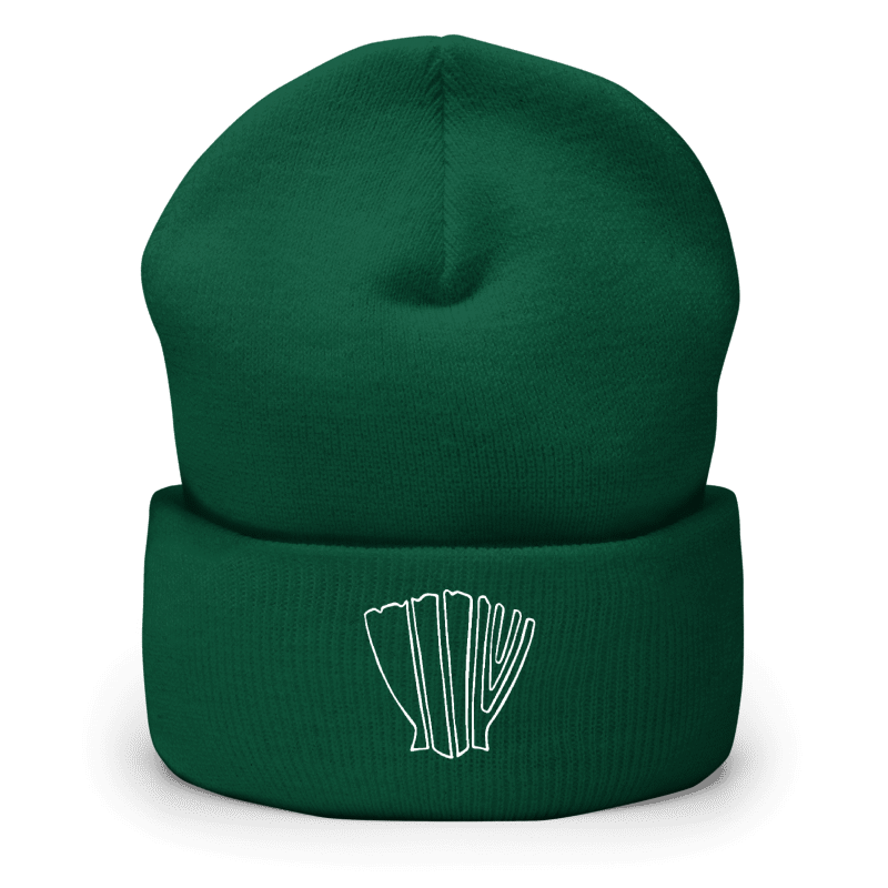 GREEN BEANIE